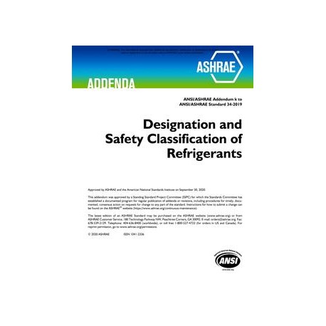 ASHRAE 34-2019 Addendum k