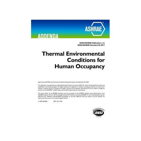 ASHRAE 55-2017 Addenda e