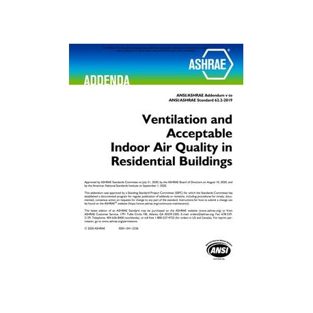 ASHRAE 62.2-2019 Addenda v