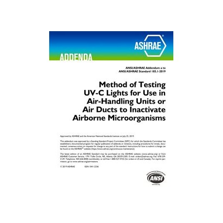 ASHRAE 185.1-2015 Addendum a