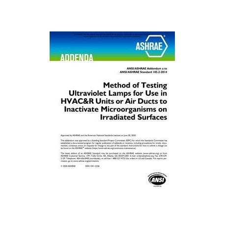 ASHRAE 185.2-2014 Addendum a