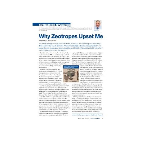 Refrigeration Applications: Why Zeotropes Upset Me