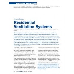 Residential Applications: Progress and Challenges: Residential Ventilation Systems