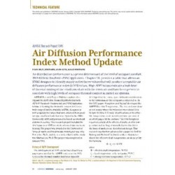 ASHRAE Research Project 1546: Air Diffusion Performance Index Method Update