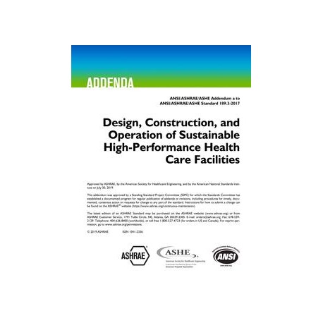 ASHRAE 189.3-2017 Addendum a