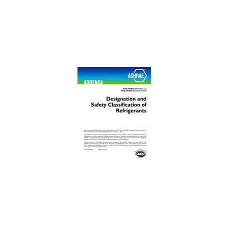 ASHRAE 34-2016 Addendum s