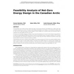 Feasibility Analysis of Net-Zero Energy Design in the Canadian Arctic