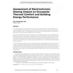 Assessment of Electrochromic Glazing Impact on Occupants Thermal Comfort and Building Energy Performance