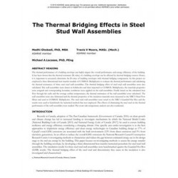 The Thermal Bridging Effects in Steel Stud Wall Assemblies