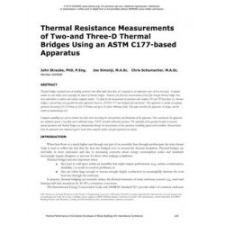 Thermal Resistance Measurements of Two-and Three-D Thermal Bridges Using an ASTM C177-based Apparatus