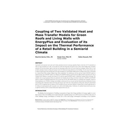 Coupling of Two Validated Heat and Mass Transfer Models for Green Roofs and Living Walls with Energy Plus and Evaluation of its 