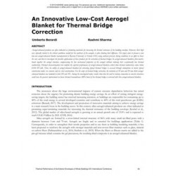 An Innovative Low-Cost Aerogel Blanket for Thermal Bridge Correction