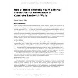 Use of Rigid Phenolic Foam Exterior Insulation for Renovation of Concrete Sandwich Walls