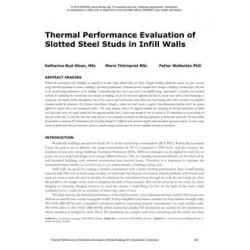 Thermal Performance Evaluation of Slotted Steel Studs in Infill Walls