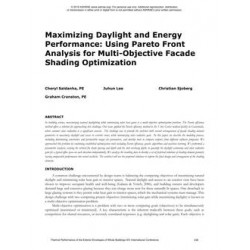 Maximizing Daylight and Energy Performance: Using Pareto Front Analysis for Multi-Objective Facade Shading Optimization