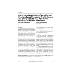 CH-18-011 -- Comprehensive Analyses of Variable- and Constant-Speed Pumps and Heat Exchanger and Energy Cost Savings Potential i