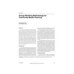 CH-18-017 -- Energy Modeling Methodology for Community Master Planning