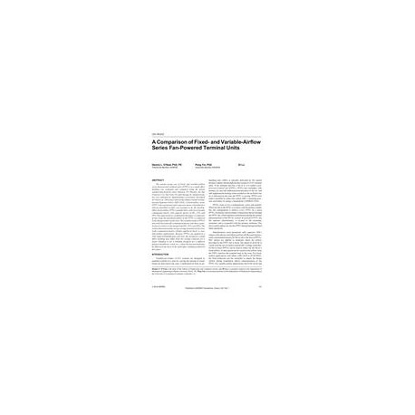 CH-18-012 -- A Comparison of Fixed- and Variable-Airflow Series Fan-Powered Terminal Units