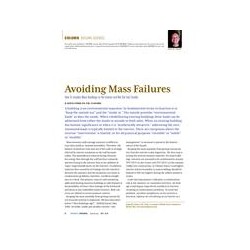 Building Sciences: Avoiding Mass Failures