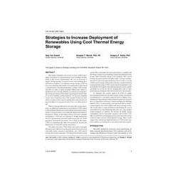 CH-18-001 -- Strategies to Increase Deployment of Renewables Using Cool Thermal Energy Storage (RP-1607)