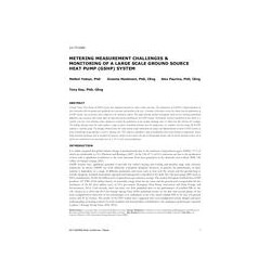 LV-17-C003 -- Metering Measurment Challenges and Monitoring of a Large-Scale Ground-Source Heat Pump (GSHP) System