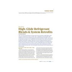 High-Glide Refrigerant Blends And System Retrofits: Part Three