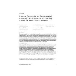 LV-17-C039 -- Energy Demands for Commercial Buildings with Climate Variability Based on Emission Scenarios