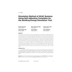 LV-17-C028 -- Simulation Method of HVAC Systems Using Self-Adjusting Templates for the Building Energy Simulation Tool