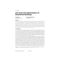 LV-17-C052 -- Life-Cycle Cost Optimization of Residential Buildings