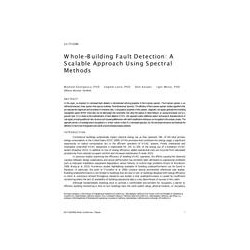 LV-17-C056 -- Whole-Building Fault Detection: A Scalable Approach Using Spectral Methods