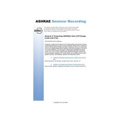 Seminar 6 -- Presenting ASHRAE&x27;s New CHP Design Guide and eTool