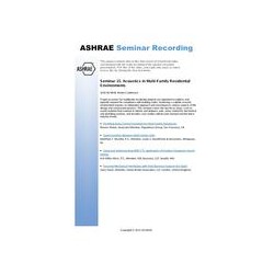 Seminar 15 -- Acoustics in Multi-Family Residential Environments