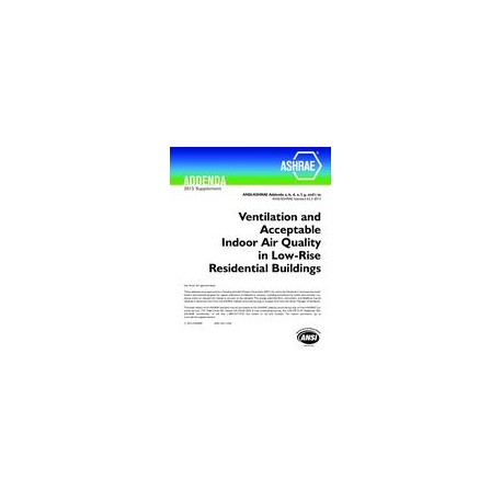 ASHRAE 62.2-2013 Addenda a, b, d, e, f, g, and t