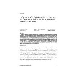 AT-15-C067 -- Influence of a CO2 Feedback System on Occupant Behavior in a Naturally Ventilated Space