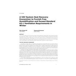 AT-15-C065 -- A VAV System Heat Recovery Economizer to Furnish Free Humidification and Exceed Standard 62.1 Ventilation Requirem