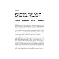 AT-15-C033 -- Retail Building Thermal Efficiency Improvement through an Enhanced Recommissioning Framework