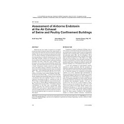 NY-14-026 -- Assessment of Airborne Endotoxin at the Air Exhaust of Swine and Poultry Confinement Buildings