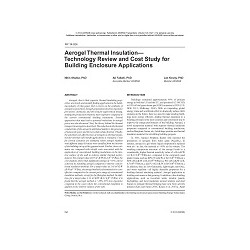 NY-14-024 -- Aerogel Thermal Insulation - Technology Review and Cost Study for Building Enclosure Applications