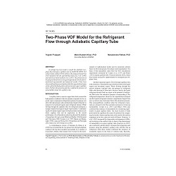 NY-14-005 -- Two-Phase VOF Model for the Refrigerant Flow through Adiabatic Capillary Tube