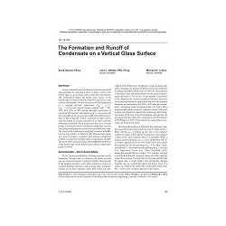 NY-14-040 -- The Formation and Runoff of Condensate on a Vertical Glass Surface