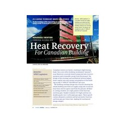 ASHRAE Technology Award: Heat Recovery for Canadian Building