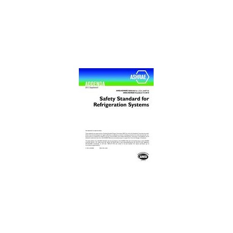 ASHRAE 15-2010 Addenda a,b,c,d,e,f