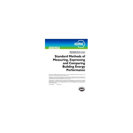 ASHRAE 105-2007 Addenda a and b