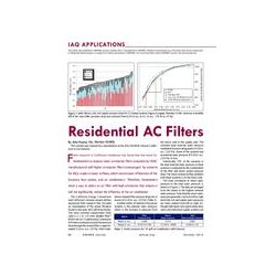 IAQ Applications: Residential AC Filters