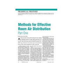 Methods for Effective Room Air Distribution: Part 1