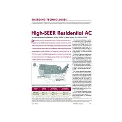 Emerging Technologies: High-SEER Residential AC