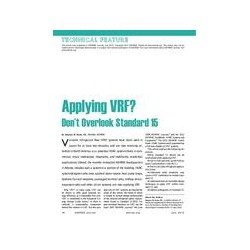 Applying VRF? Don&x27;t Overlook Standard 15