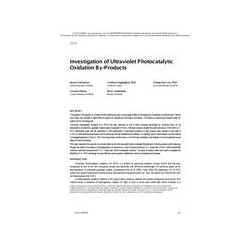 Investigation of Ultraviolet Photocatalytic Oxidation by-Products