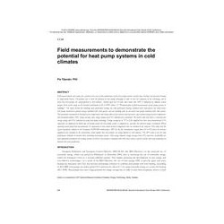 Field Measurements to Demonstrate the Potential for Heat Pump Systems