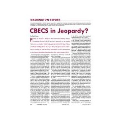 Washington Report: CBECS in Jeopardy?